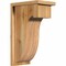 Ekena Millwork Del Monte Rough Sawn Corbel w/Backplate, Western Red Cedar, 8"W x 12"D x 20"H COR08X12X20DEL01RWR - alternate 1